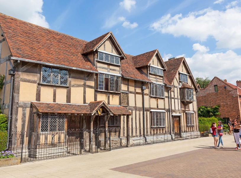 Shakespeares Birthplace in Stratford-upon-Avon, England