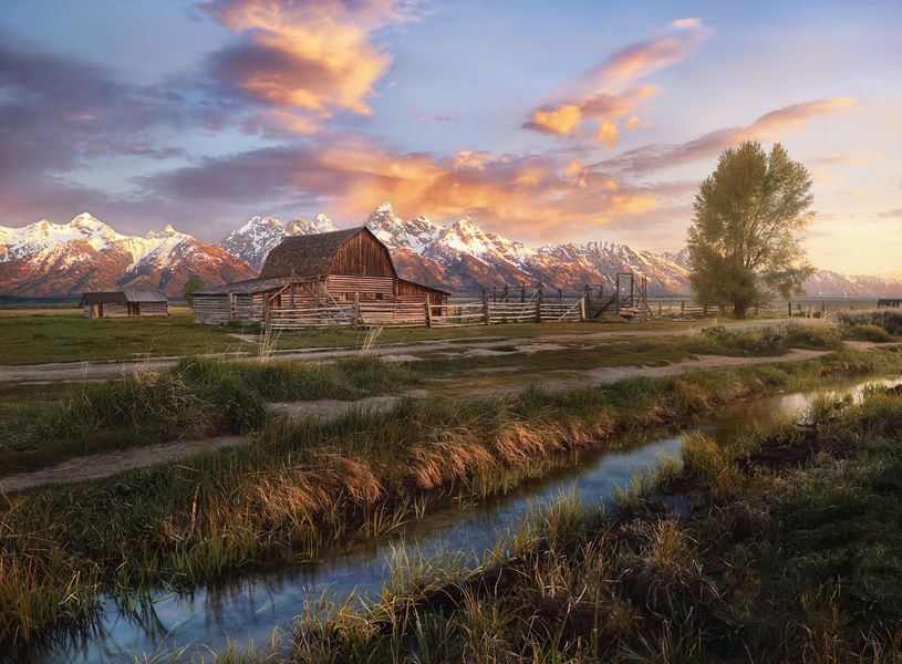 Moulton Barn in Grand Teton National Park, Wyoming, USA