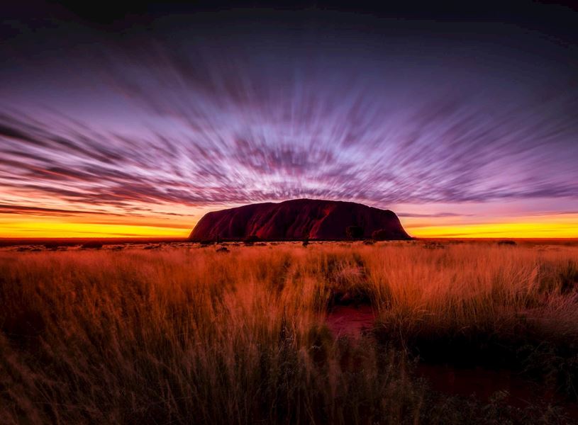 View of Uluru, Australia