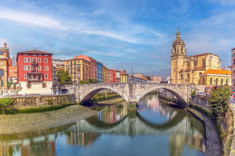 Church San Anton San Anton Bridge Bilbao Spain 1